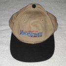 Voice Stream Wireless Baseball Cap Hat - Red Lines Logo - Velcro Closure - 100% Cotton - Tan