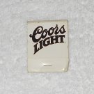 Coors Light - Matchbook With (x14) Matches - White With Black Logo Coors Light - Matchbook With (x14) Matches - White With Black Logo