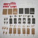 Tank Battle - Tanks, Number Cards, Flags, Anti-Tank Guns, Buildings, Pegs - Vintage 1975