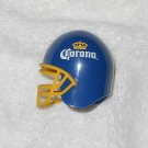 Corona - Beer Bottle Opener Shaped Like Football Helmet - Blue Plastic - Unused Corona - Beer Bottle Opener Shaped Like Football Helmet - Blue Plastic - Unused