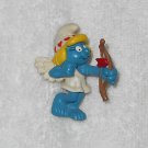 Smurfs - Vintage Smurfette Valentines Day Cupid Smurf - Peyo Schleich - 1982 Smurfs - Vintage Smurfette Valentines Day Cupid Smurf - Peyo Schleich - 1982