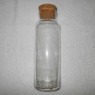 Clear Glass Canister Jar With Cork Stopper - 10 Inches - Cylindrical Clear Glass Canister Jar With Cork Stopper - 10 Inches - Cylindrical