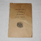 Lionel - Instructions For Assembling And Operating Lionel Trains - 497 - 1946 Vintage