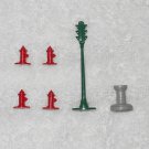 (x6) Vintage Miniature Toys - (x4) Fire Hydrants - (x1) Traffic Light - (x1) Birdbath (x6) Vintage Miniature Toys - (x4) Fire Hydrants - (x1) Traffic Light - (x1) Birdbath