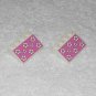 LEGO Freestyle - (x2) Slopes With Flowers On Pink Background - 3297px10 - From 4151 1995