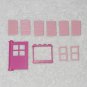 LEGO Freestyle - (x10) Various Pink Door Window Panes Shutters - From 4151 1995