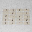 LEGO Soccer - Paper Scoreboard Numbers - 72826 - From 3403 Fans' Grandstand 2000