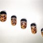 Royal Leopard Nails