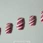 Candy Cane Christmas Nails Full Candy