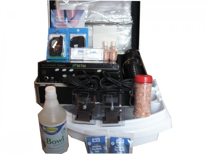 ionizing detoxifying ionic foot detox bath spa detoxification system
