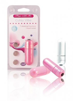 "Cutey Vibe" - 7 Vibrating Functions 1 Touch Vibe /1121AO-B00110