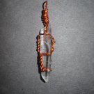 Copper Wrapped Quartz Point Pendant (#1780)