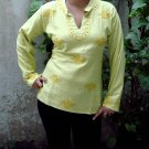 Aria embroidered cotton tunics