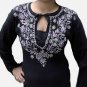 cotton Kurti / Tunic with silk thread embroidery