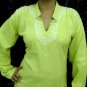 Fluorescent cotton tunics/top