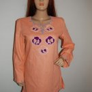 cotton Embellished waist tunic
