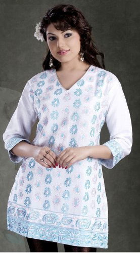 Embroidered cotton Designer Tunic/ Top