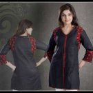 Cotton Embroidered Designer Tunic Top