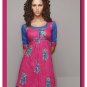 Pink Cotton Elbow length sleeve in casual Tunic Top