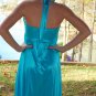 Lovely turquoise blue dress Satin Evening Party Cocktail Bridesmaid Prom Dress