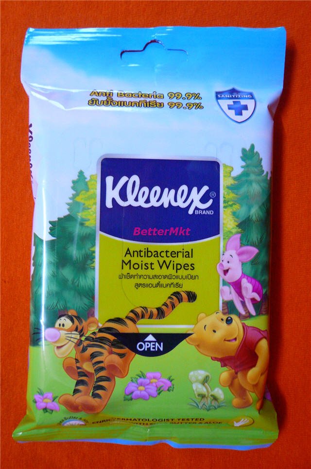 Kleenex Antibacterial Moist Wipes Shea Butter & Aloe Vera
