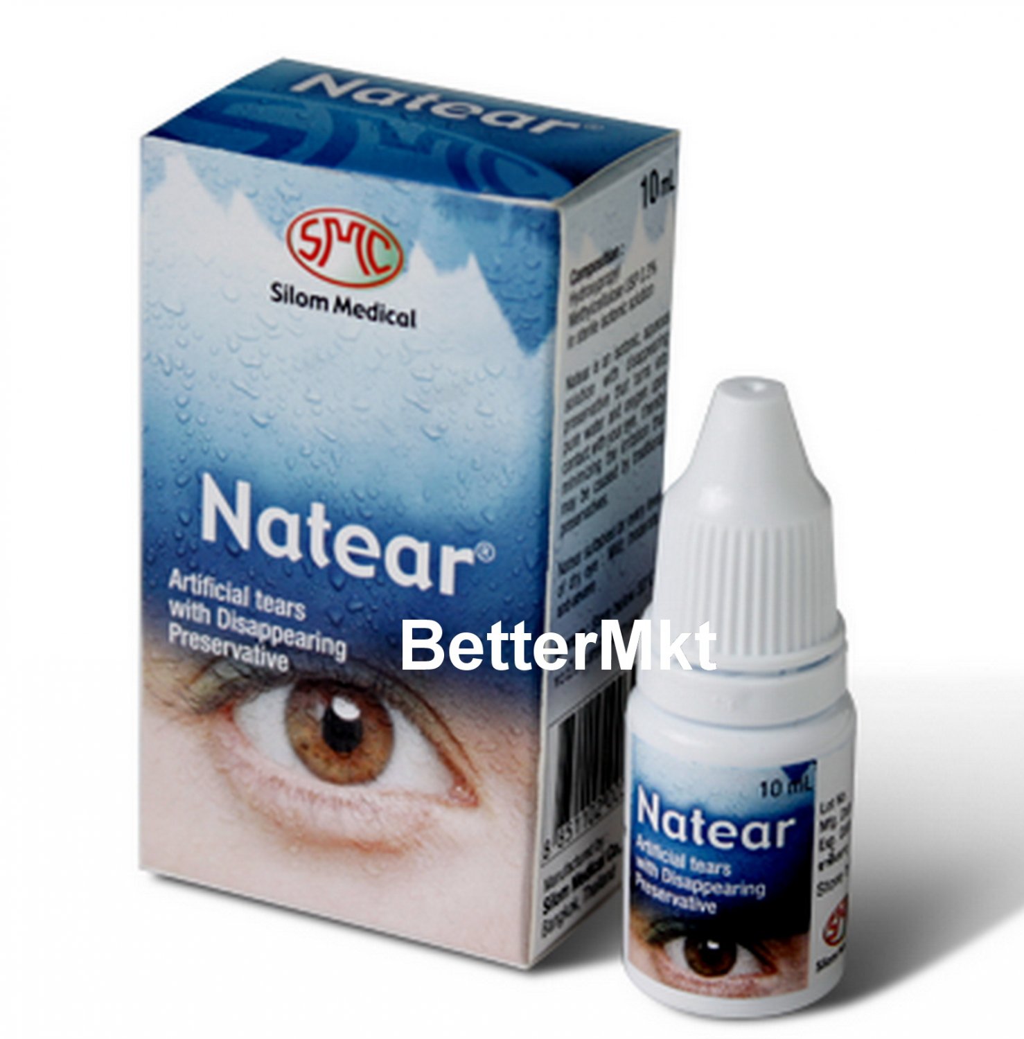 Natear Artificial Tears Sterile Eye Drops Relief Eye