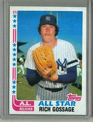 1982 Topps Baseball #557 Rich Gossage Yankees Pack Fresh