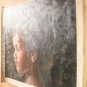 ART ORIGINAL OIL PAINTING Young Pretty Girl In Pakistan