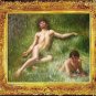 ART OIL ON CANVAS-Henry Scott Tuke-The Sunbathers-1927