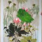 ART ORIGINAL OIL PAINTING SIGNED water lily Series N/R