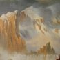 Oil Painting-REPRO Albert Bierstadt-Rocky Mountains-Art