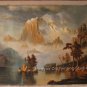 Oil Painting-REPRO Albert Bierstadt-Rocky Mountains-Art