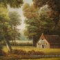 ART 100%hand  oil painting landscape a path