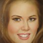 ART ORIGINAL OIL ON CANVAS MODERN NUDE CHARMING LADY