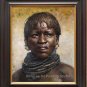 Original Oil Painting Portrait Of Ethiopia Bodi woman