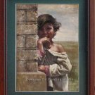Original Oil Painting-Madagascar American Young Girl
