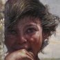 Original Oil Painting-Madagascar American Young Girl