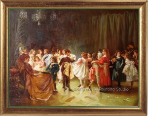 oil painting-Alexander Mark Rossi-May I Have This Dance