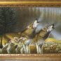 36"SALE ORIGINAL OIL ON CANVAS SIGNED ANIMAL Wolf