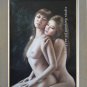 ART SALE ORIGINAL OIL PAINTING SIGNED Two NUDES 40"