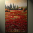 OIL PAINTING Wall Art Drawn By Knife-Flowers 24"x36"