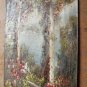 ART OIL PAINTING ON CANVAS easy to hang Gardens 24x36"