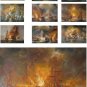 Wholesale lots of 10 oil paintings-24"x36" naval battle
