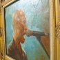 SALE ORIGINAL OIL ON CANVAS Singer PORTRAIT SIGNED-N/R
