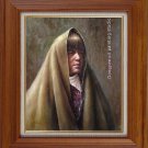 ART ORIGINAL OIL PAINTING Indian lady PORTRAITS ON SALE