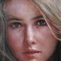 Original Oil Painting On Canvas Pure Good Russian Girl