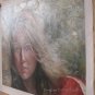 Original Oil Painting On Canvas Pure Good Russian Girl