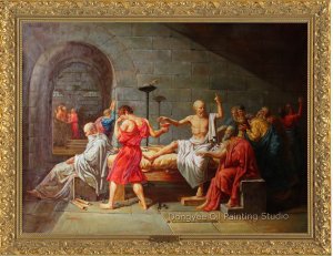 OLD MASTER:Jacques-Louis David,The Death of Socrates