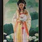 ART ORIGINAL OIL PAINTING PRINCESS OF TANG DYNASTY LADY