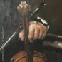 ART SALE ORIGINAL ON CANVAS YOUNG GIRL Musician Violin